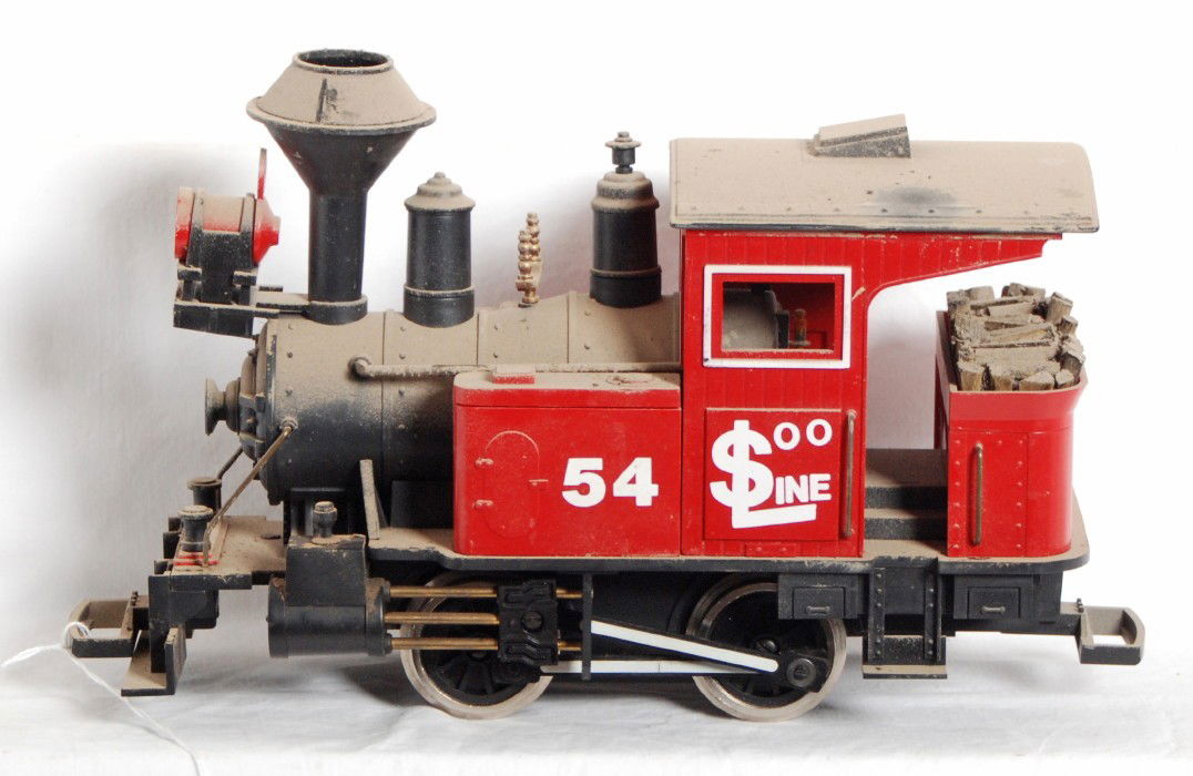 340 kalamazoo toy train works soo line no 54 steam kalamazoo toy train works