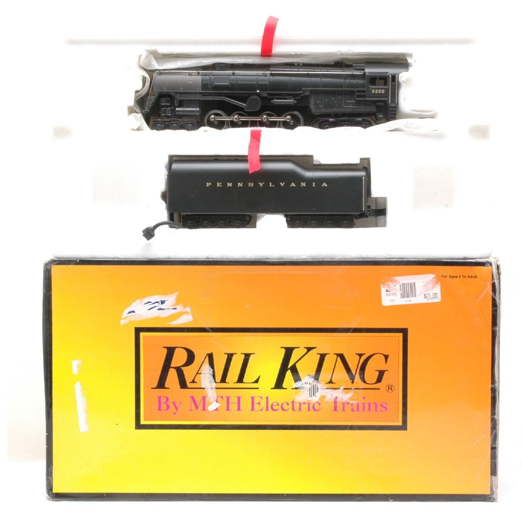 RK by MTH 30-1149-1 PRR S-2 Turbine LIKE NEW OB: Rail King by MTH 30-1149-1 Pennsylvania Cab # 6200 S-2 Turbine engine three rail with ProtoSound in OB, C8.