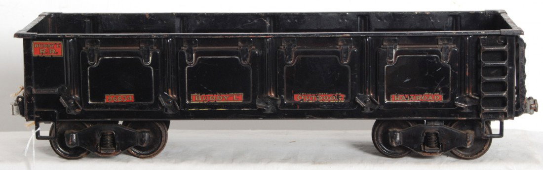 Buddy L Outdoor Railroad 96834 side door ballast c: Buddy L Outdoor Railroad 96834 side door ballast car, C5-6.