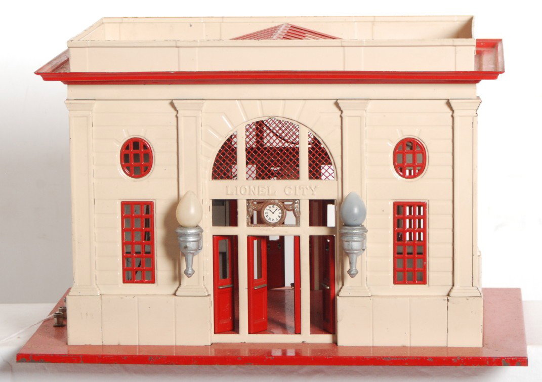 Lionel No. 115 station: Lionel No. 115 station with automatic train control, C6.