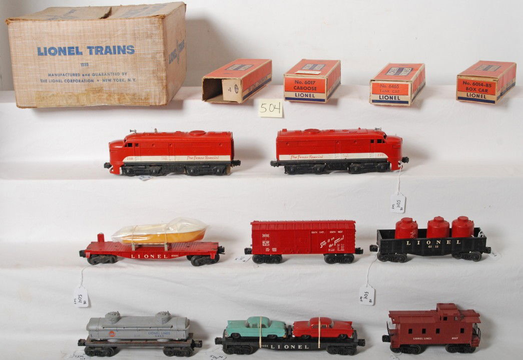 lionel texas special freight train set