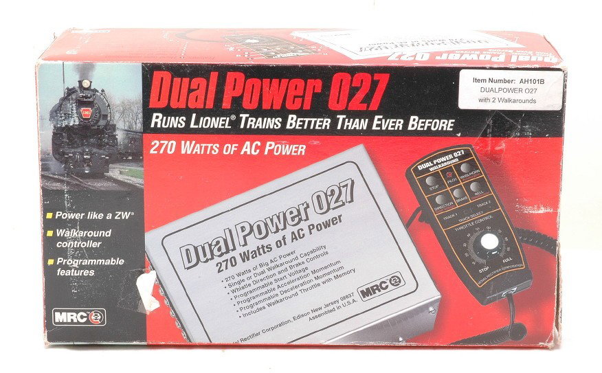LGB AH1018 270-Watts Dual Power MINT OB: LGB G gauge AH1018 270-watts dual power O27 with two walk arounds in OB, C10.