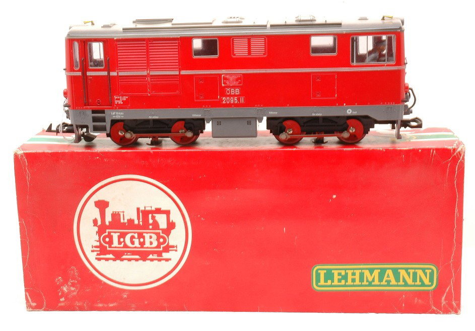 LGB 2095 Austrian Railways Diesel Loco LN OB: LGB G scale 2095 Austrian Railways BÕBÕ type diesel loco in OB. The diesel is C8.