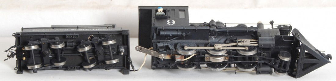 Overland Models Colorado and Southern 2-6-0: Overland Models modern brass Sn3 2-6-0 steam locomotive in OB. Loco is C7 condition due to the missing top of the spark arrestor. See photos for best description. OB has two marking stickers.