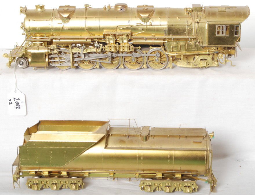 Overland Baltimore and Ohio brass 2-10-2 steam lo: Overland Models O scale two rail brass Baltimore and Ohio S-1a 2-10-2 steam locomotive in OB. Overland number is OMI-0148.