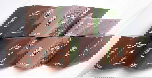 Lionel Hallmark replicas 2333 671 773 2332 746: Seven Lionel Hallmark replicas: 2333 NYC F3, 671 turbine, 726 Berkshire, 746 N+W, 773 Hudson, 2332 GG1, and Oceanside depot, all C10 in OBs.