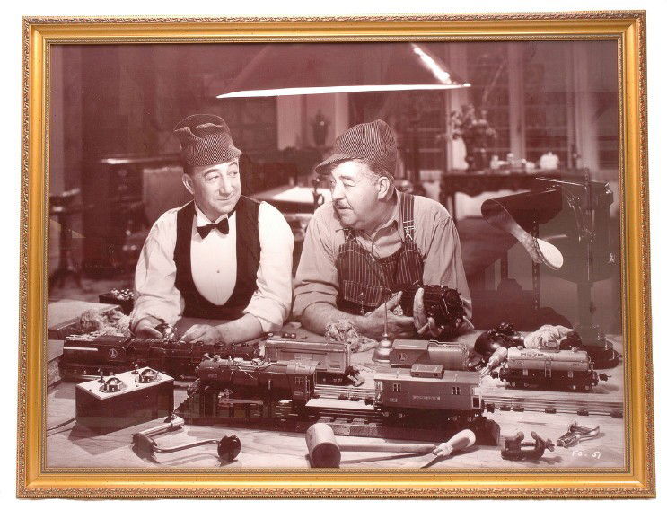 Movie Photo Print Fours A Crowd 1938 Framed: Movie photograph print from the move ÒFourÕs A CrowdÓ 1938 by Warner Brothers. The actors pictured in the photo print are Walter Connolly and Melville Cooper. The photo print is professionally fram