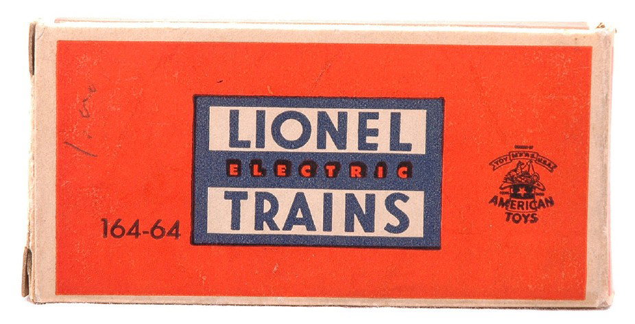 Lionel 164-64 Five Logs in Separate Sale Box MINT: Lionel postwar 164-64 five logs in a separate sale box, C9-10.
