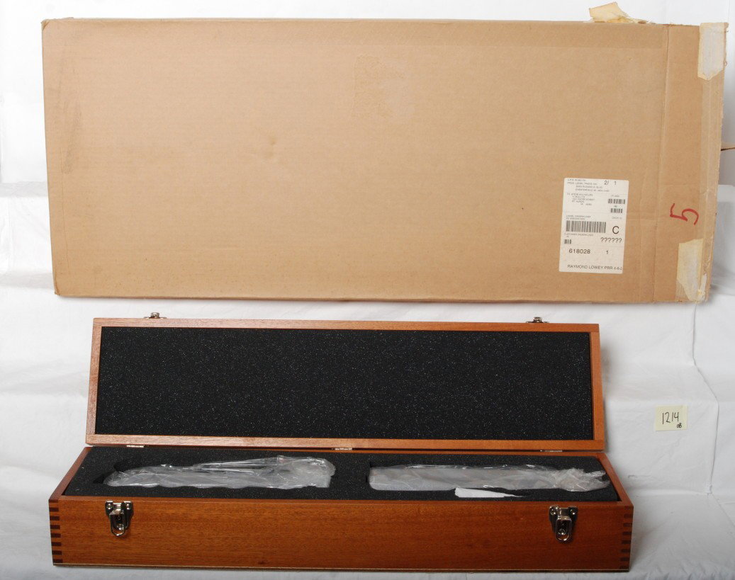 Lionel 18028 Raymond Lowey PRR K-4 Smithsonian: Lionel Smithsonian modern brass O scale 18028 Pennsylvania Raymond Lowey K-4 steam locomotive in original box and case. Loco is factory wrapped C10 with instructions. Serial number 5 of 300