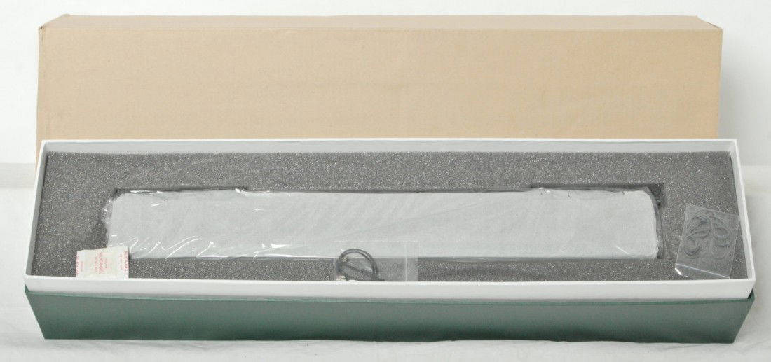 Fine Art Models Pennsylvania Allegheny County: Fine Art Models modern O scale Pennsylvania Broadway Limited brass passenger car in the OB. Car is Allegheny County. Cars would look great behind Lionel Smithsonian K-4 loco. Car is factory wrapped C1