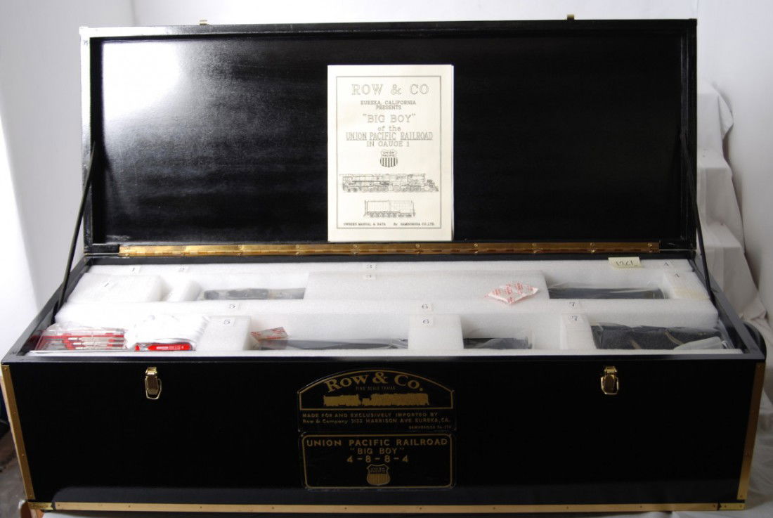 Row & Co Union Pacific Big Boy 1 of 4 produced: Row and Company modern one gauge / G scale Union Pacific Big Boy steam locomotive in the OB. This amazing locomotive is number two of four produced and is detailed as retired. This model is untouched,
