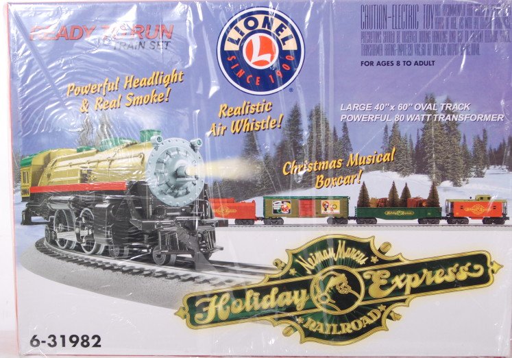 Lionel 31982 Neiman Marcus Holiday Express: Lionel modern O gauge 31982 Neiman Marcus Holiday Express in OB. Set is factory sealed C10.