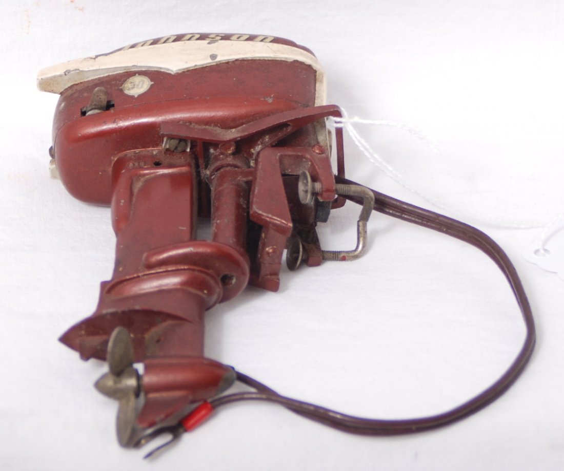 Johnson Sea Horse 30 toy outboard boat motor: Johnson Sea Horse 30 battery operated toy outboard boat motor, C6.