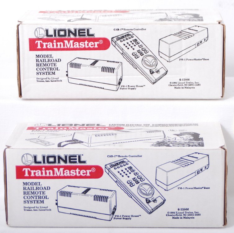 2 Lionel 12855 PH-1 140 watt Powerhouses: Lionel modern O gauge 12866 PH-1 140 power houses in OBs. Two transformers are C8 condition.