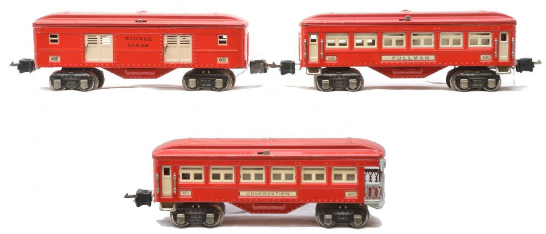 lionel prewar passenger cars