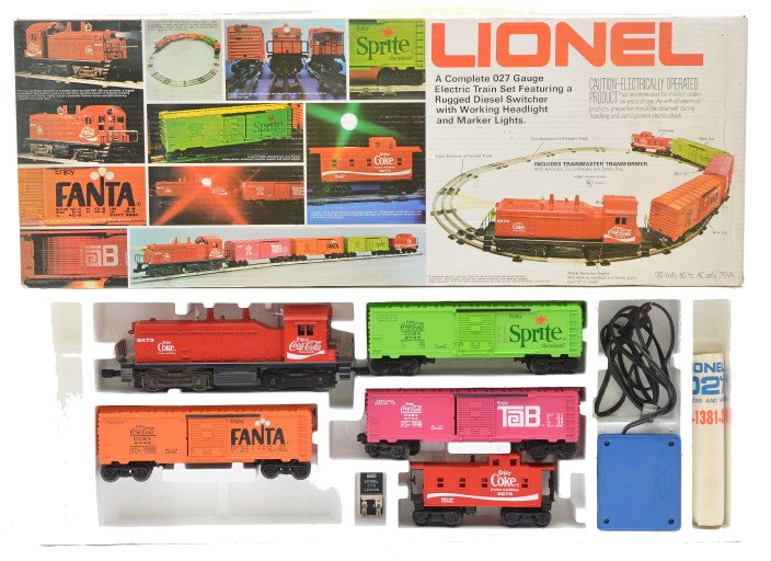 Lionel 1463 Coca Cola Special Freight Set MIB: Lionel 1463 Coca Cola Special freight set in OB. Set has never been run, C9-10.