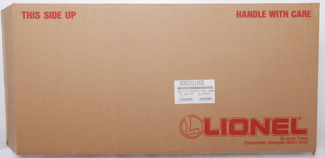 2 Lionel Thomas and Friends G scale sets: Lionel modern G Scale Thomas and Friends sets in OB. Set number are 81011 and 81014. Both sets are sealed in factory plastic and are C10.