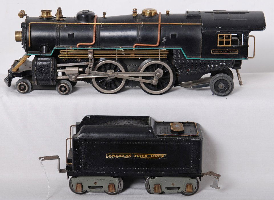 938 american flyer 4695 loco w 4663 tender how the wheels should look on a an american flyer locomotive