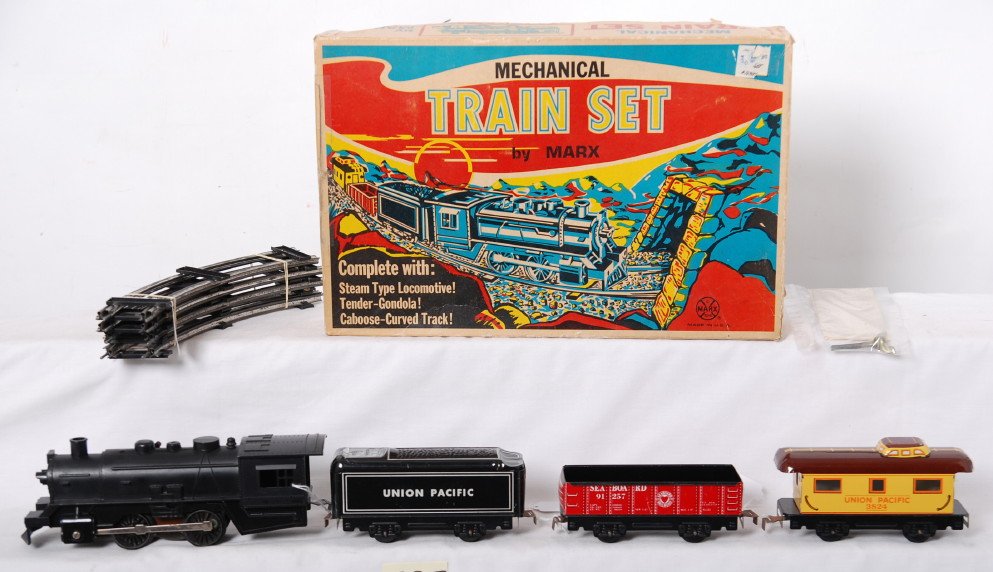 mechanical train set