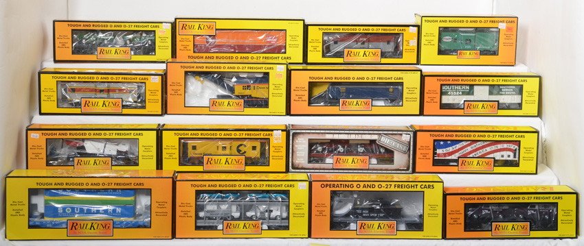 16 Railking freight cars