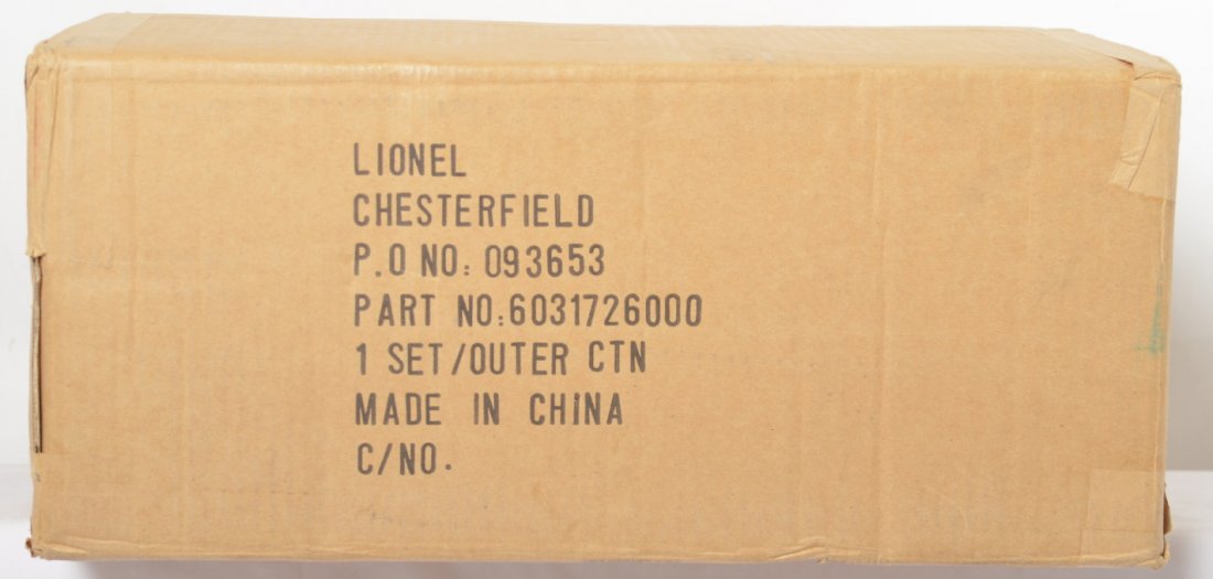 Lionel Century Club II 31726 Pennsylvania coal train: Lionel modern O gauge Century Club II Pennsylvania coal train set in OB. Catalog number is 31726. Set is factory sealed in the master carton C10.