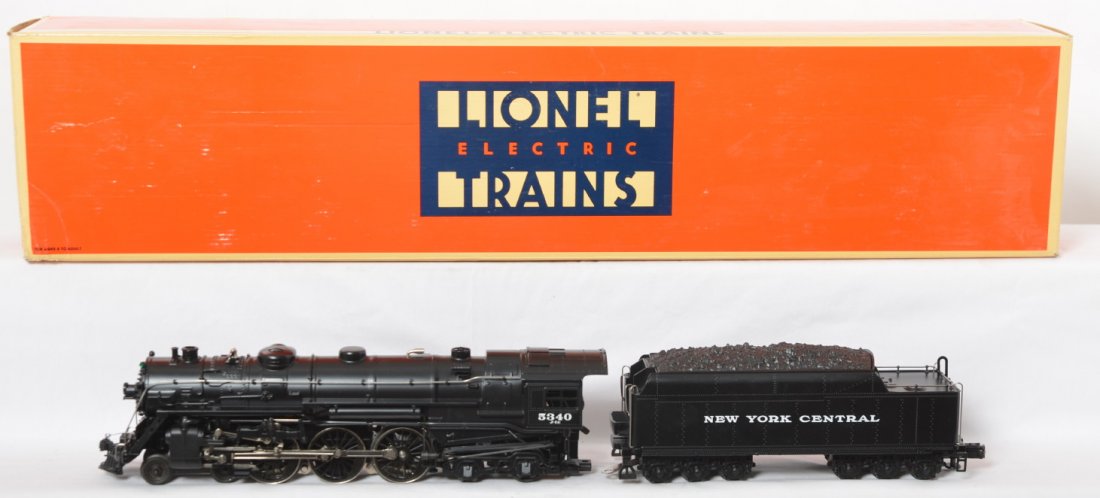 Lionel 18005 700E New York Central Hudson: Lionel modern O Gauge 18005 New York Central 700E Hudson in OB. Loco comes with paperwork. Loco is C8 with run time. OB has some corner and edge wear.
