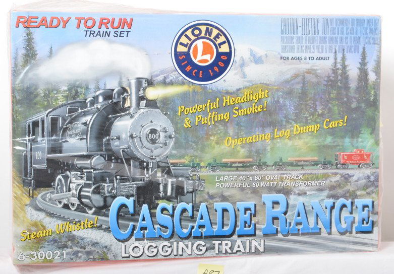 lionel cascade range logging train set