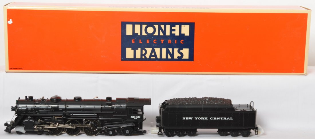 Lionel classics 700E Hudson and Rail Chief cars: Lionel modern O gauge 18005 New York Central 700E Hudson steam locomotive and 51201 Rail Chief four car streamlined passenger cars in OBs. Loco features smoke, Railsounds, and more. Loco is C9-10 migh