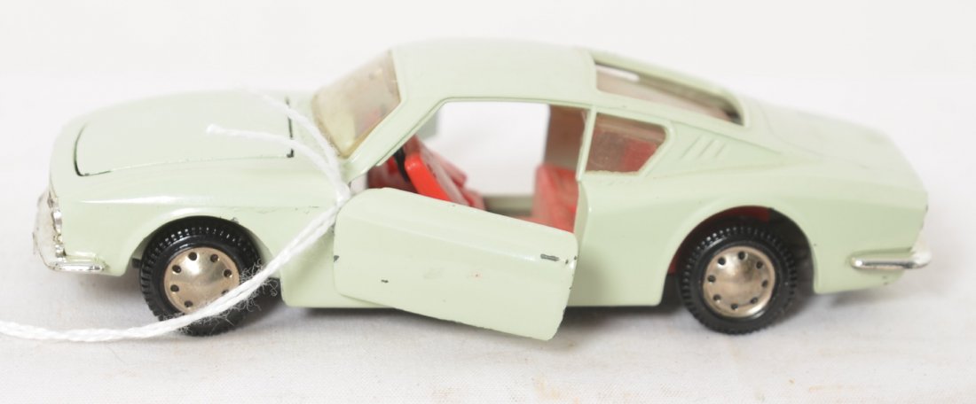 Marklin Ford OSI 20 MTS diecast car in pale green: Marklin Ford OSI 20 MTS diecast toy car in original paint with original tires. Approximately 105mm long.