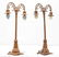Lionel Prewar two State Brown Lamp Shades - 2