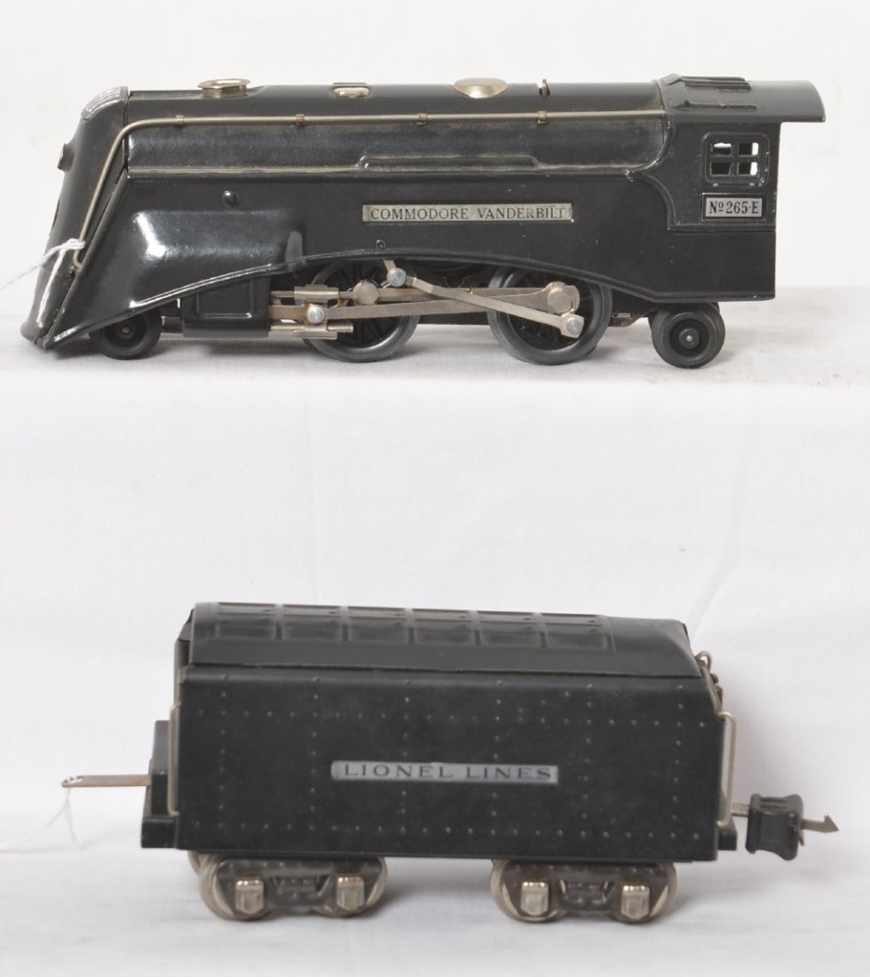 Lionel 265E Commodore Vanderbilt and 265W whistle