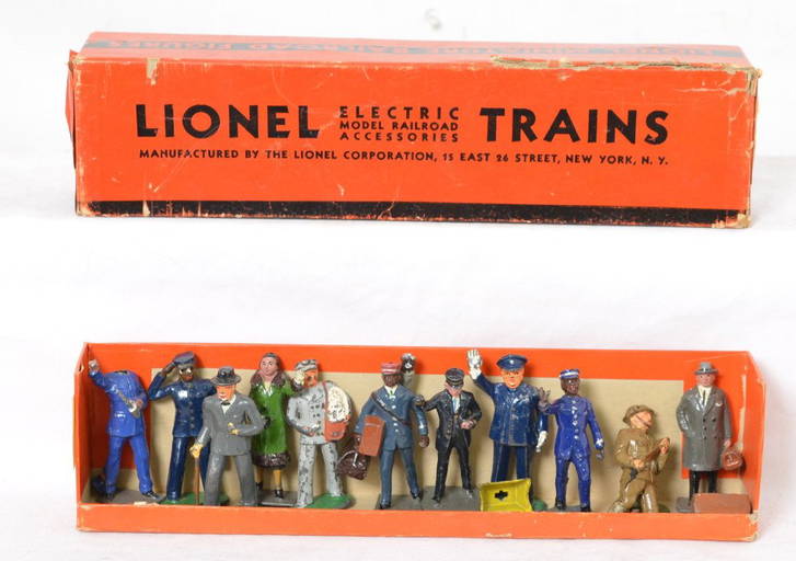 Lionel 550 Miniature Railroad Figures in OB with extras Mar 01, 2014