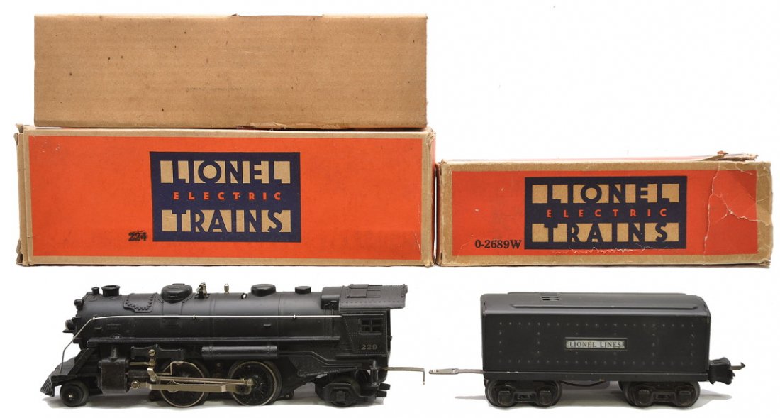 lionel 229 steam locomotive