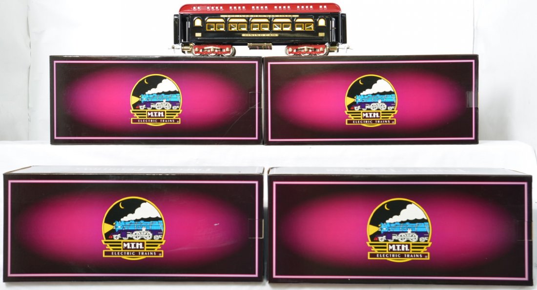 MTH Ives standard gauge 246 247 248 249 passenger in: All cars are mint and unrun in original boxes with all original packing with an original shipping box, C9-10.