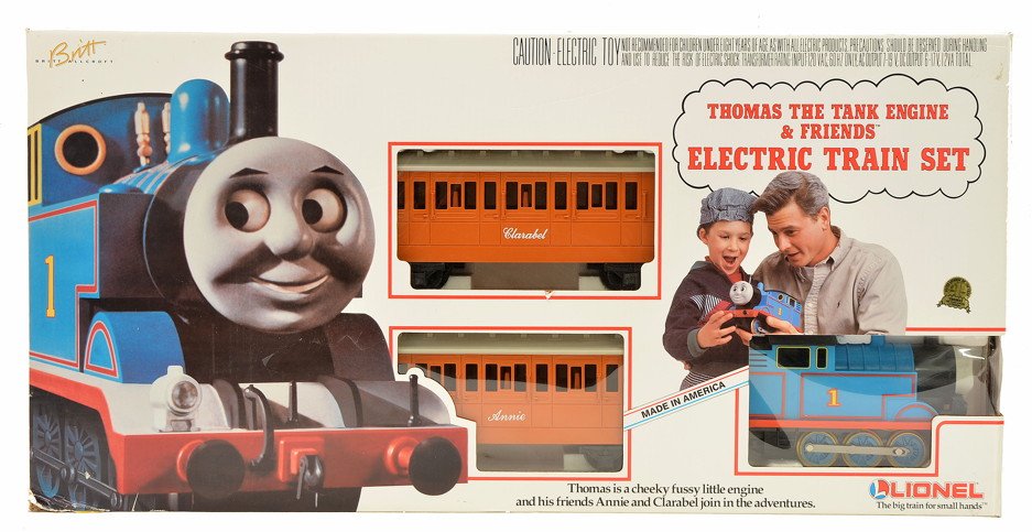 Lionel 81011 Thomas the Tank Engine & Friends Set: Lionel G scale 81011 Thomas the Tank Engine and Friends train set complete in OB, C8.