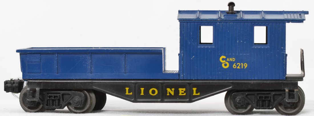 Lionel Postwar O gauge 6219 Chesapeake and Ohio work: Lionel Postwar O gauge 6219 Chesapeake and Ohio work caboose, C6.