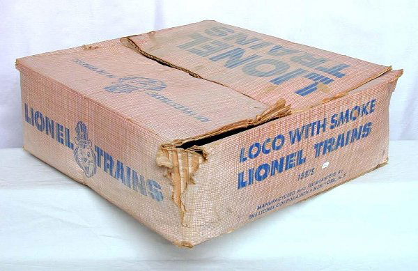 Lionel 1587S set box for the Girls Train: Lionel empty 1587S set box for the Girls Train set, box is complete but has some worn corners and edges as shown in the photo. Some effort could make this a pretty decent box.