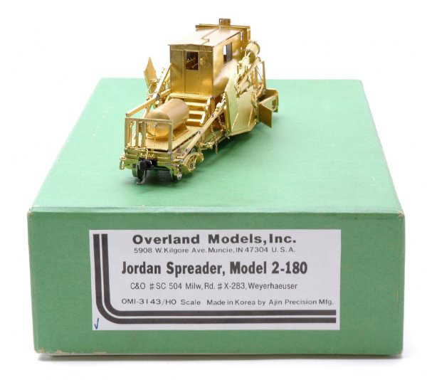 1178 Overland 3143 Brass HO Jordan Spreader 2 180