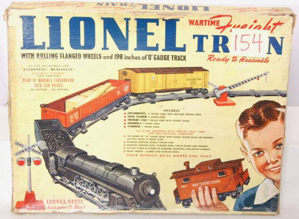 Lionel Wartime Paper Freight Train From 1943, Ob