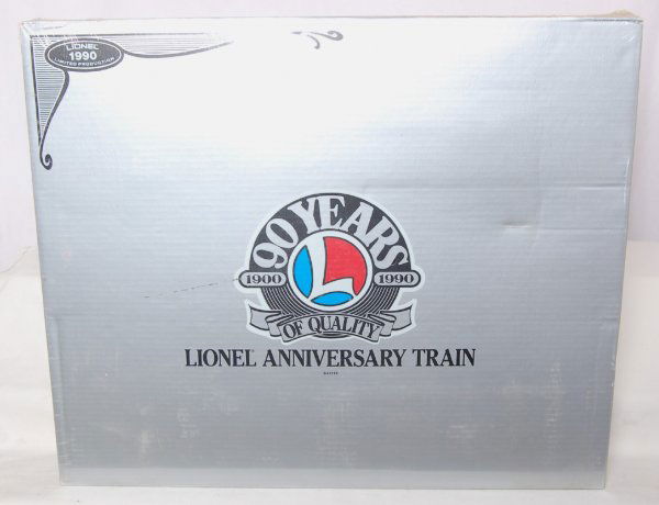Lionel 11715 Lionel 90th Anniversary Train Set: Lionel 11715 Lionel 90th Anniversary Train Set. In original, almost entirely sealed set box, C10.