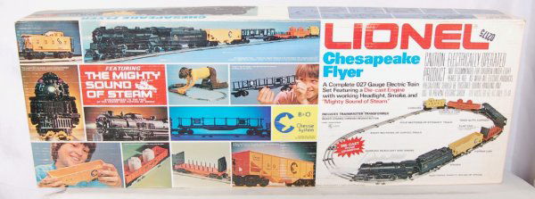 lionel chesapeake flyer train set