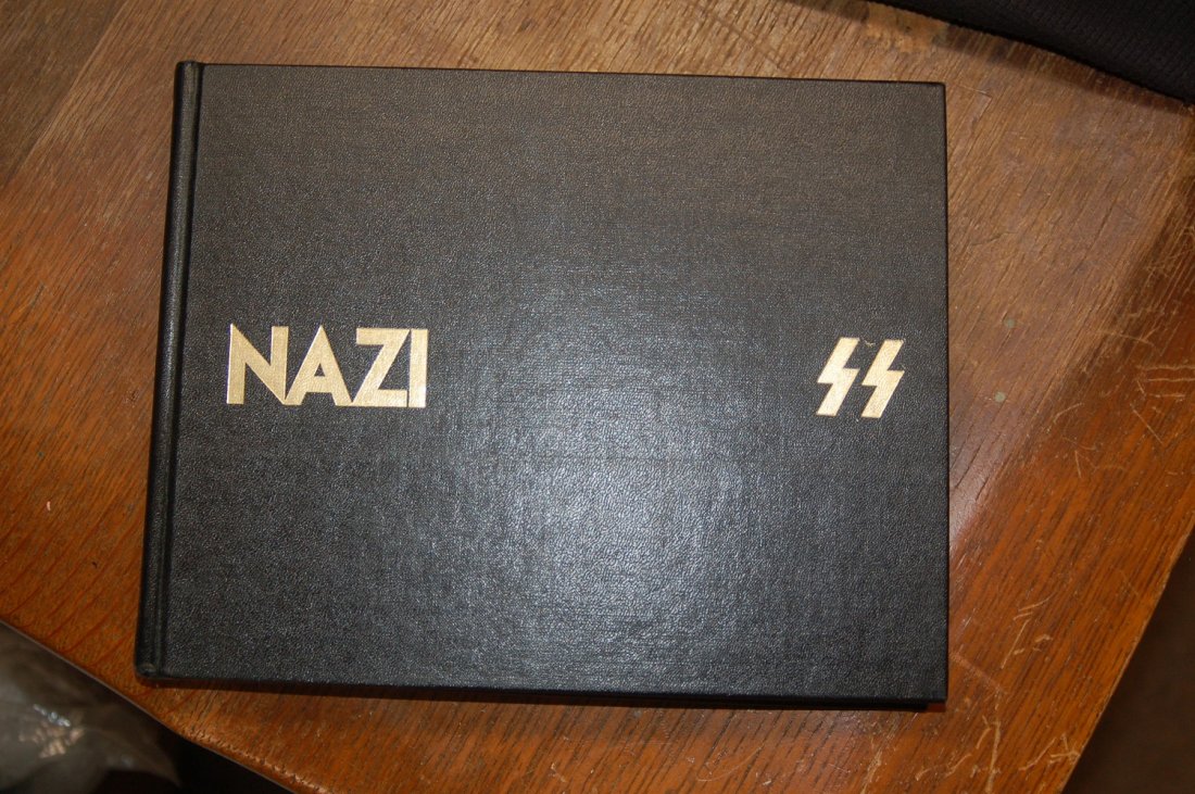 NAZI BOOK WITH FOLD OUT POSTER INSERT: NAZI BOOK WITH FOLD OUT POSTER INSERT