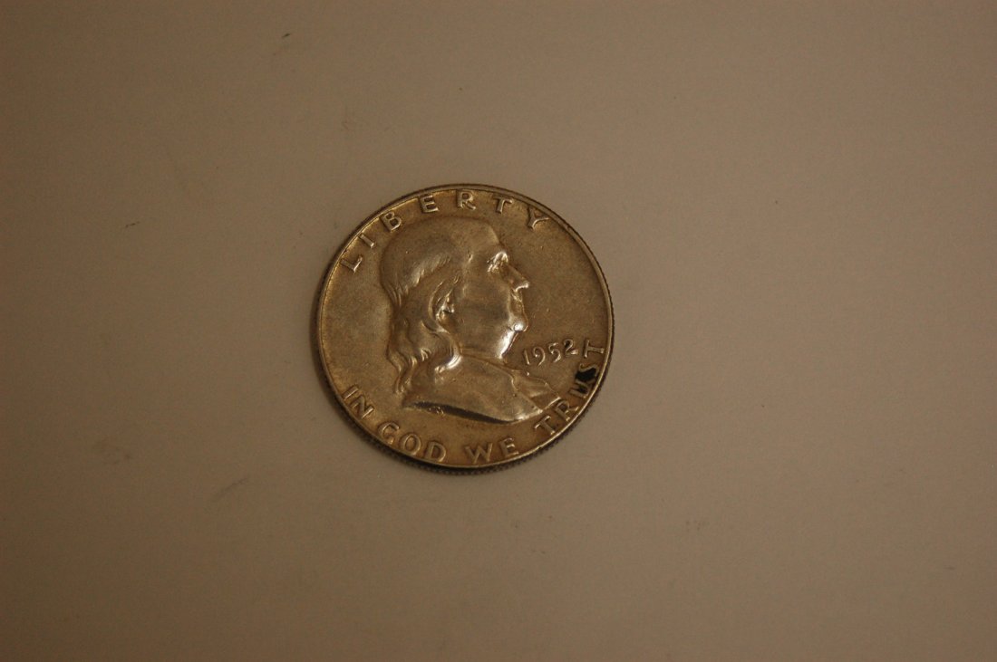 1952 FRANKLIN: 1952 FRANKLIN HALF DOLLAR