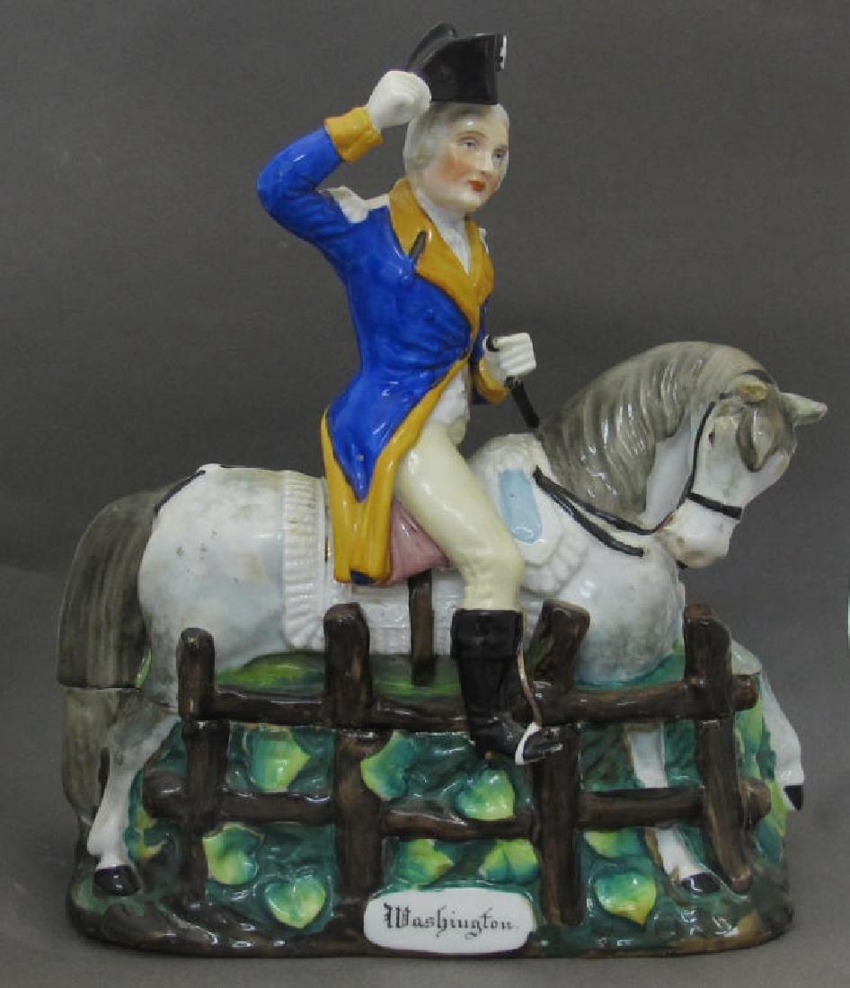 Staffordshire Porcelain Inkwell (1 of 7)