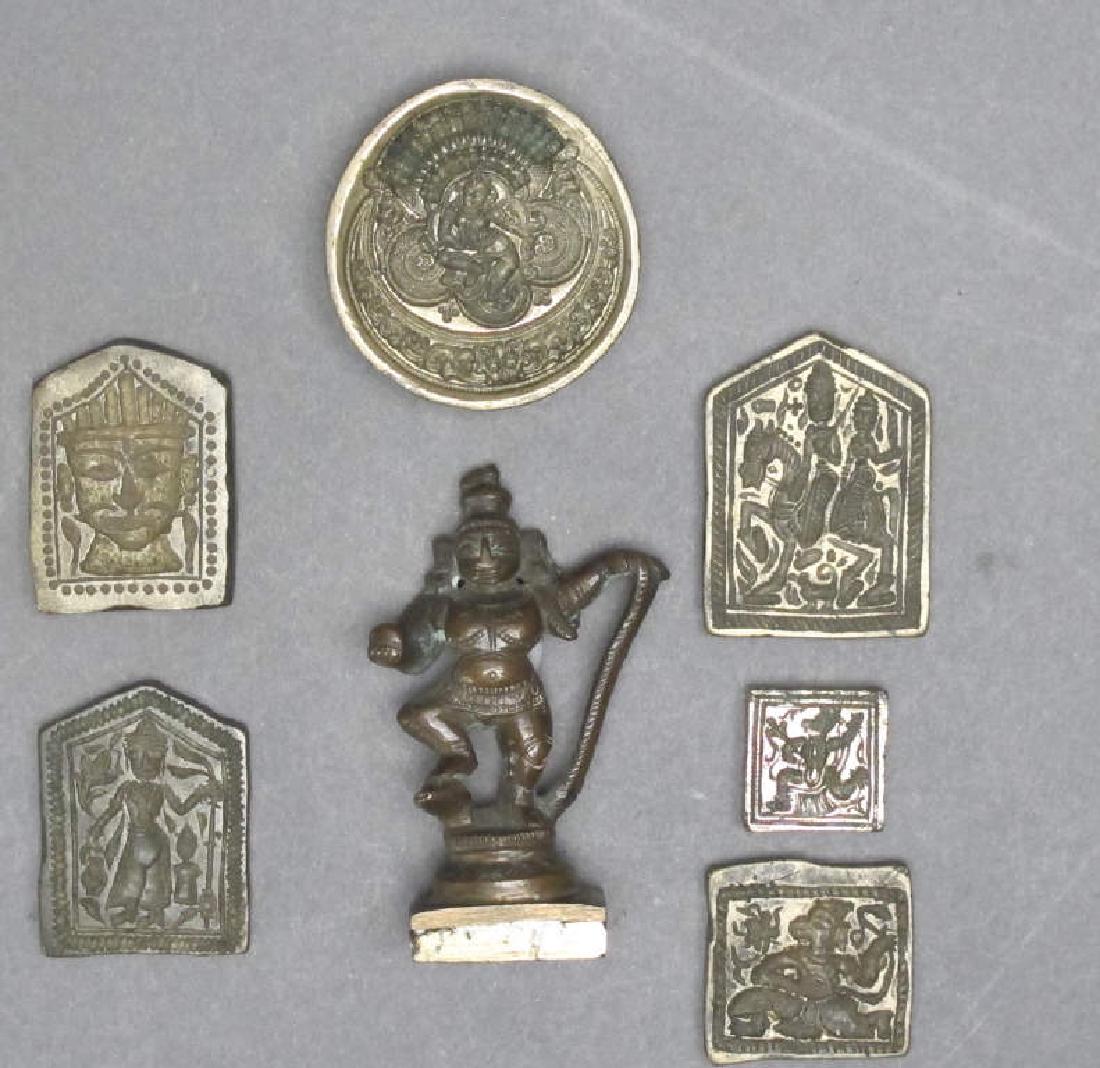 Group of 7 Tibetan tsa tsa molds, Buddhist (1 of 10)