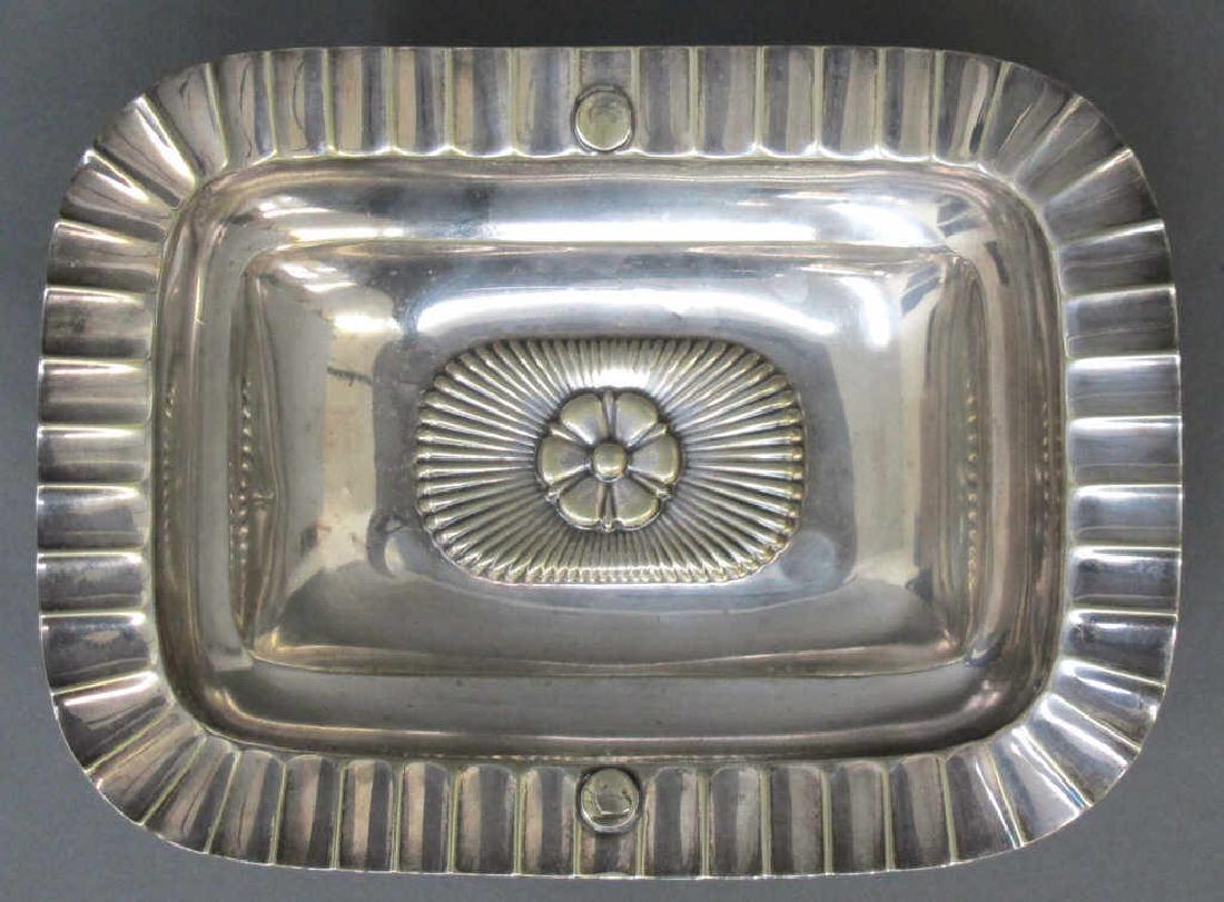 Ca. 1885 Silver-on-Copper Gorham Footed Bowl (1 of 5)