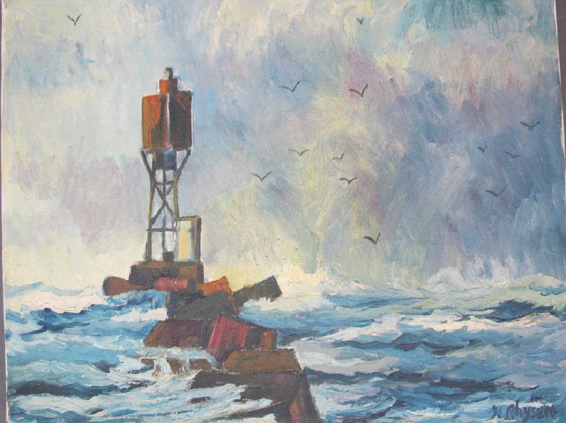 Harry Joseph Ahysen Oil on Canvas (1 of 2)