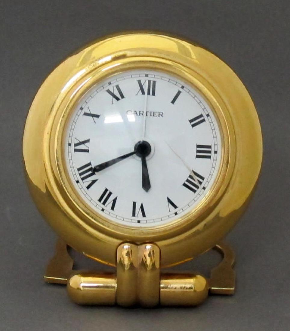 Cartier "Pendulette Colisee" Desk Clock (1 of 5)