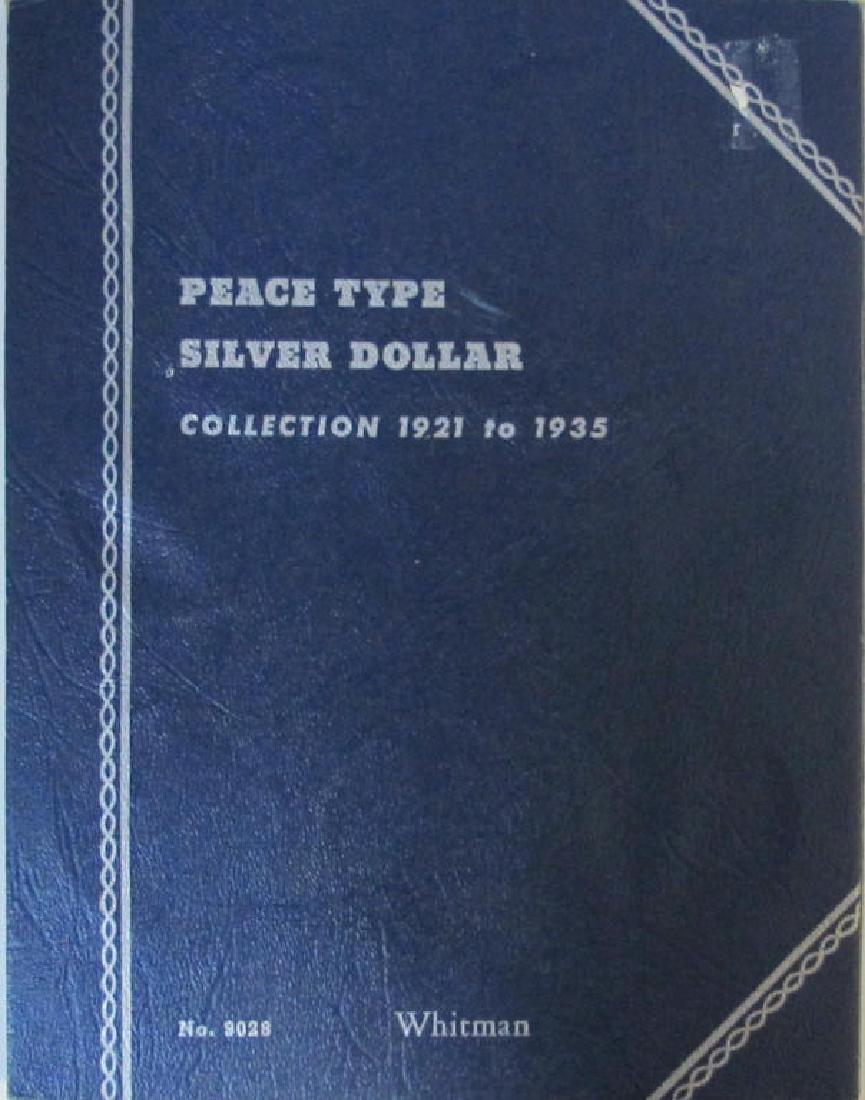 2 Blue Books: Peace Dollars & Franklin Halves (1 of 4)