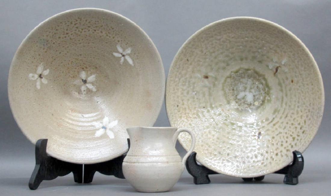 Jugtown Pottery 2 Bowls And Creamer (1 of 6)